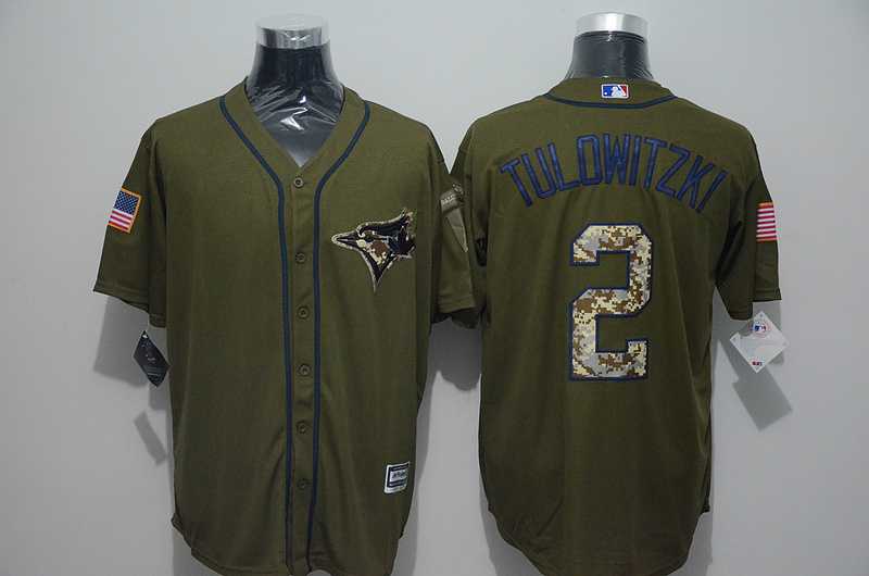 Toronto Blue Jays #2 Troy Tulowitzki Green Salute to Service Stitched Baseball Jersey,We sell and wholesale Toronto Blue Jays #2 Troy Tulowitzki Green Salute to Service Stitched Baseball Jersey on line form chian!